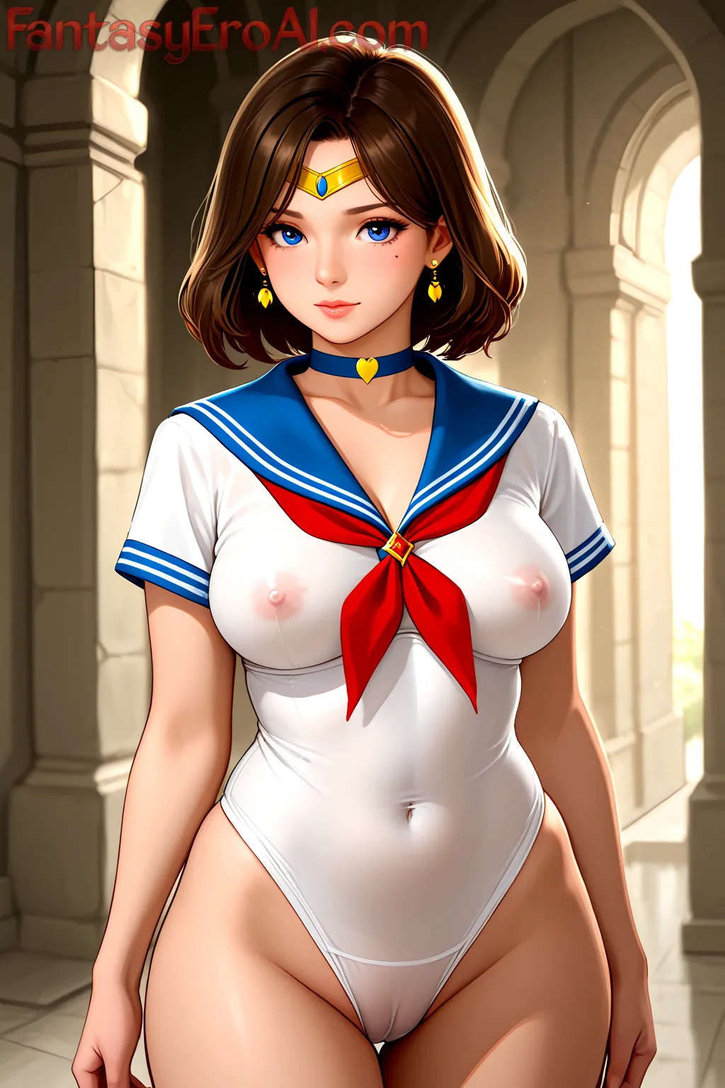 Arte hentai ilustración increíble de Hermosas Mujeres Desnudas Y Sus Lindos Traseros En Coleccion Dos generado por IA