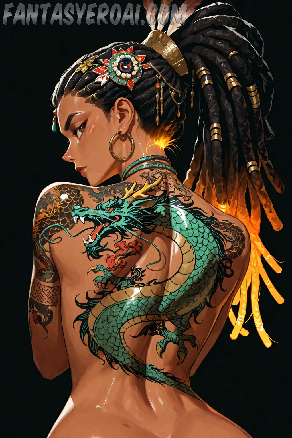 Arte hentai ilustración increíble de Hidive Netflix Anime Gojo Satoru Kawaii Anime Ero generado por IA