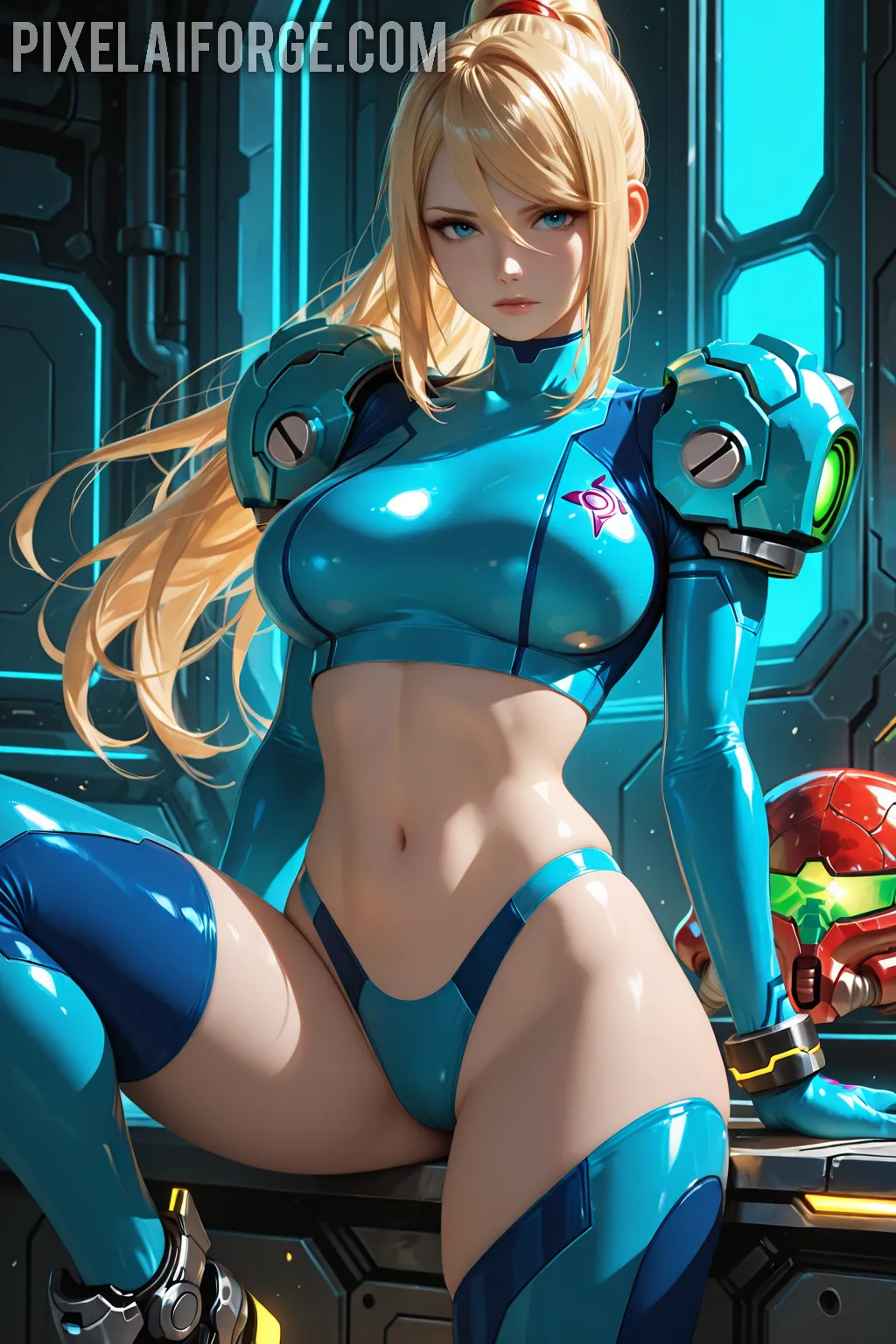 Arte hentai ilustración increíble de Hot Teen generado por IA