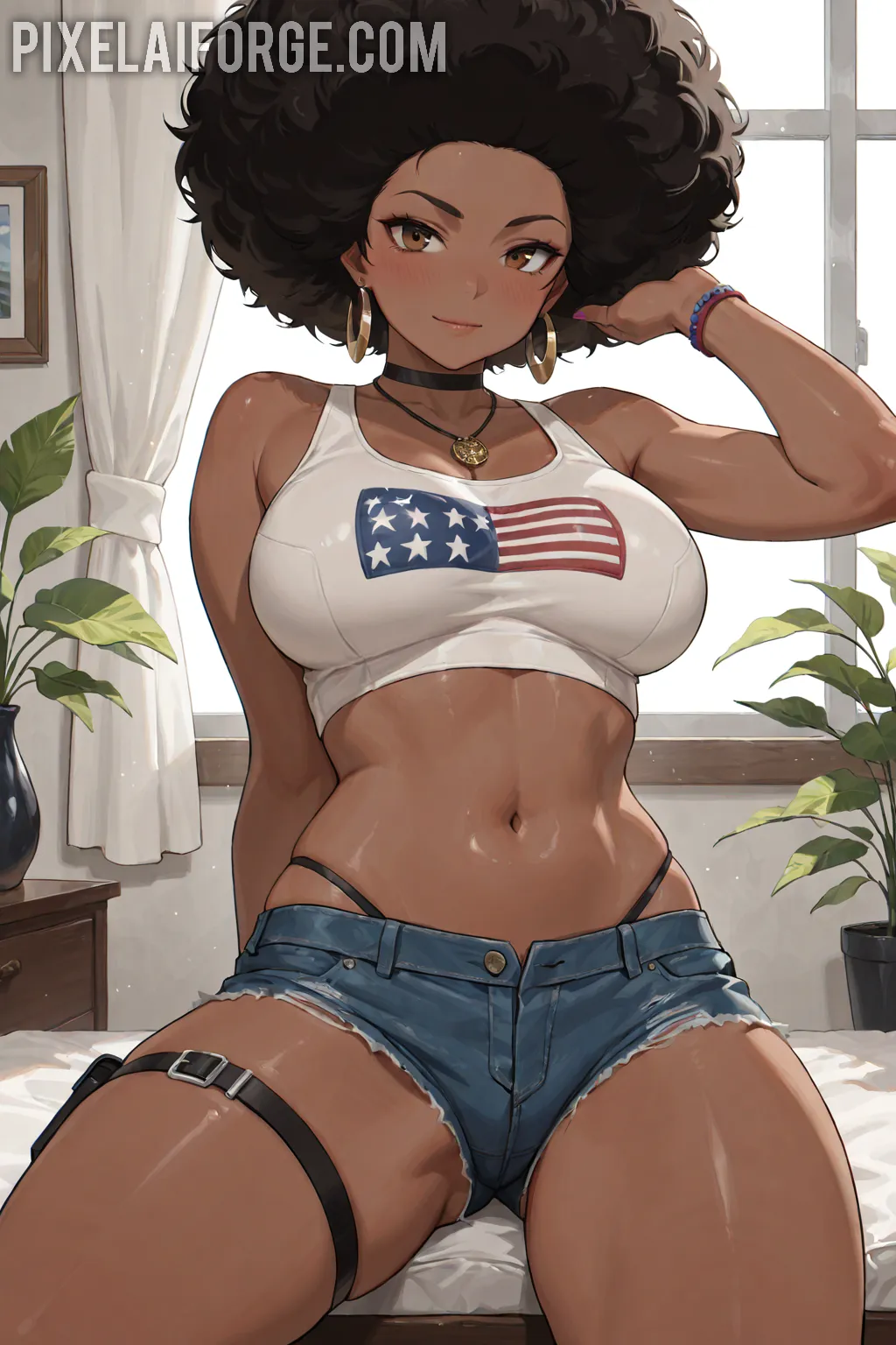 Arte hentai ilustración increíble de Hunter X Hunter Anime Music Yaoi Shoujo Ai Moe generado por IA