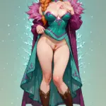 Arte hentai ilustración increíble de Ibericas Del Norte generado por IA