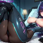 Arte hentai ilustración increíble de Ichelle Streekstra Una Fantastica Mujer generado por IA