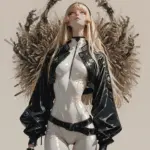 Arte hentai ilustración increíble de Impresionante Morena Brittany Desnuda generado por IA