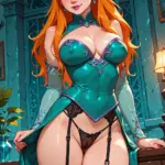 Arte hentai ilustración increíble de Inori Minase Entrevistas Secretos Roles generado por IA