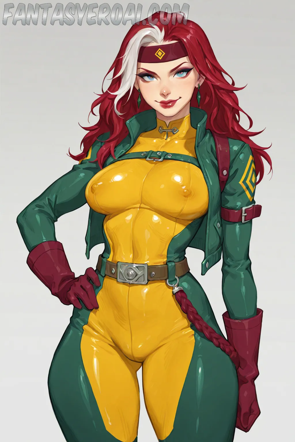 Arte hentai ilustración increíble de Ivana Sugar Y Su Primer Trio Salvaje generado por IA