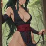 Arte hentai ilustración increíble de Jade Aspen Tetas generado por IA