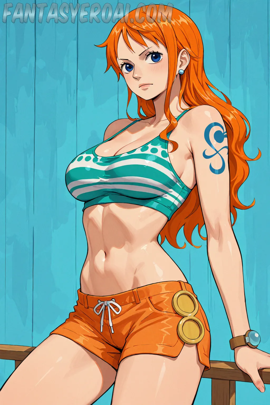 Arte hentai ilustración increíble de Jana Kalvodova generado por IA