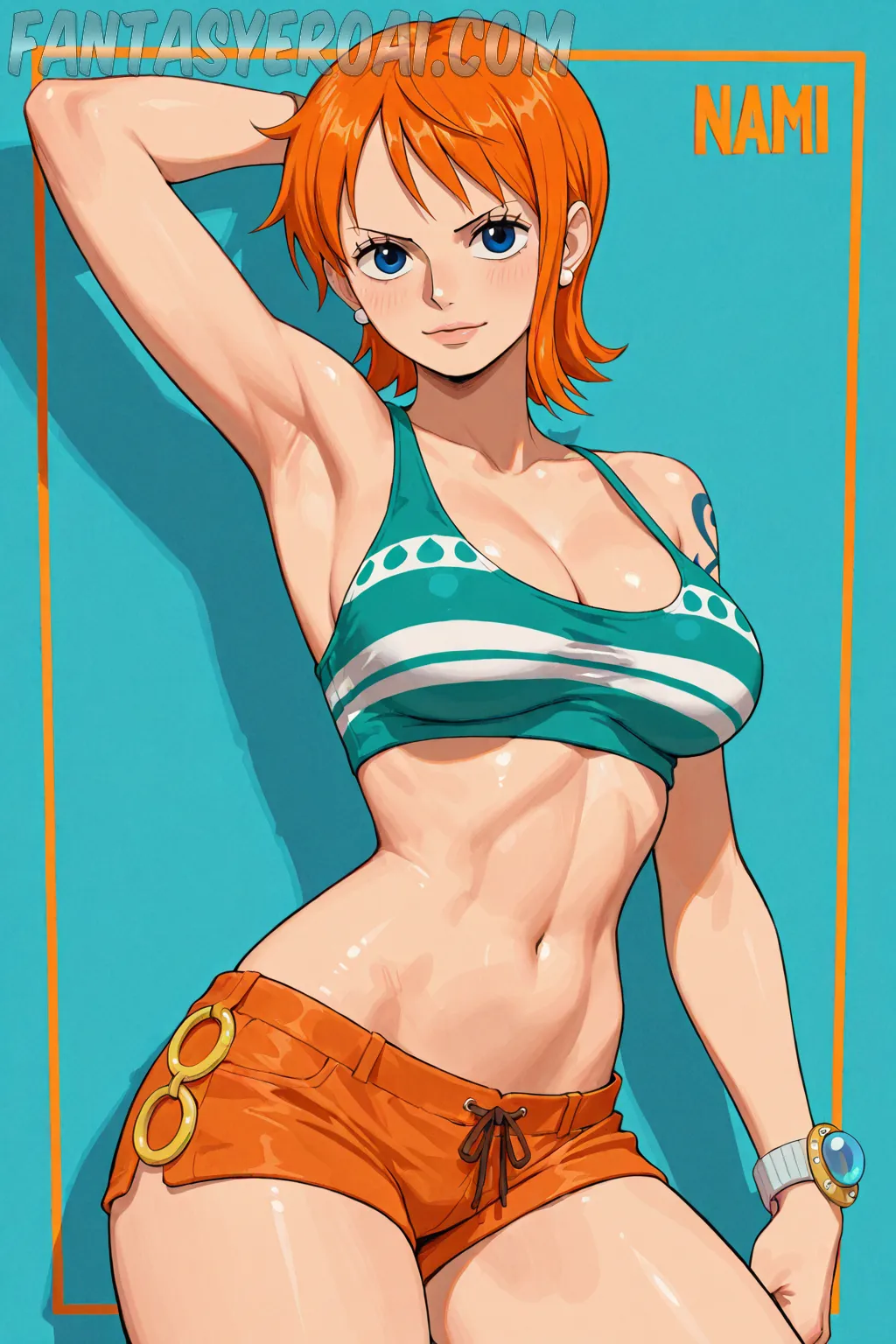 Arte hentai ilustración increíble de Jana Ptackova Sexy generado por IA