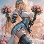 Arte hentai ilustración increíble de Jennifer Vaughn Strips In Bikini generado por IA