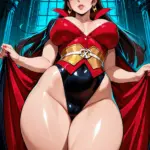 Arte hentai ilustración increíble de Jenny Glam Nice Ass In Shorts generado por IA