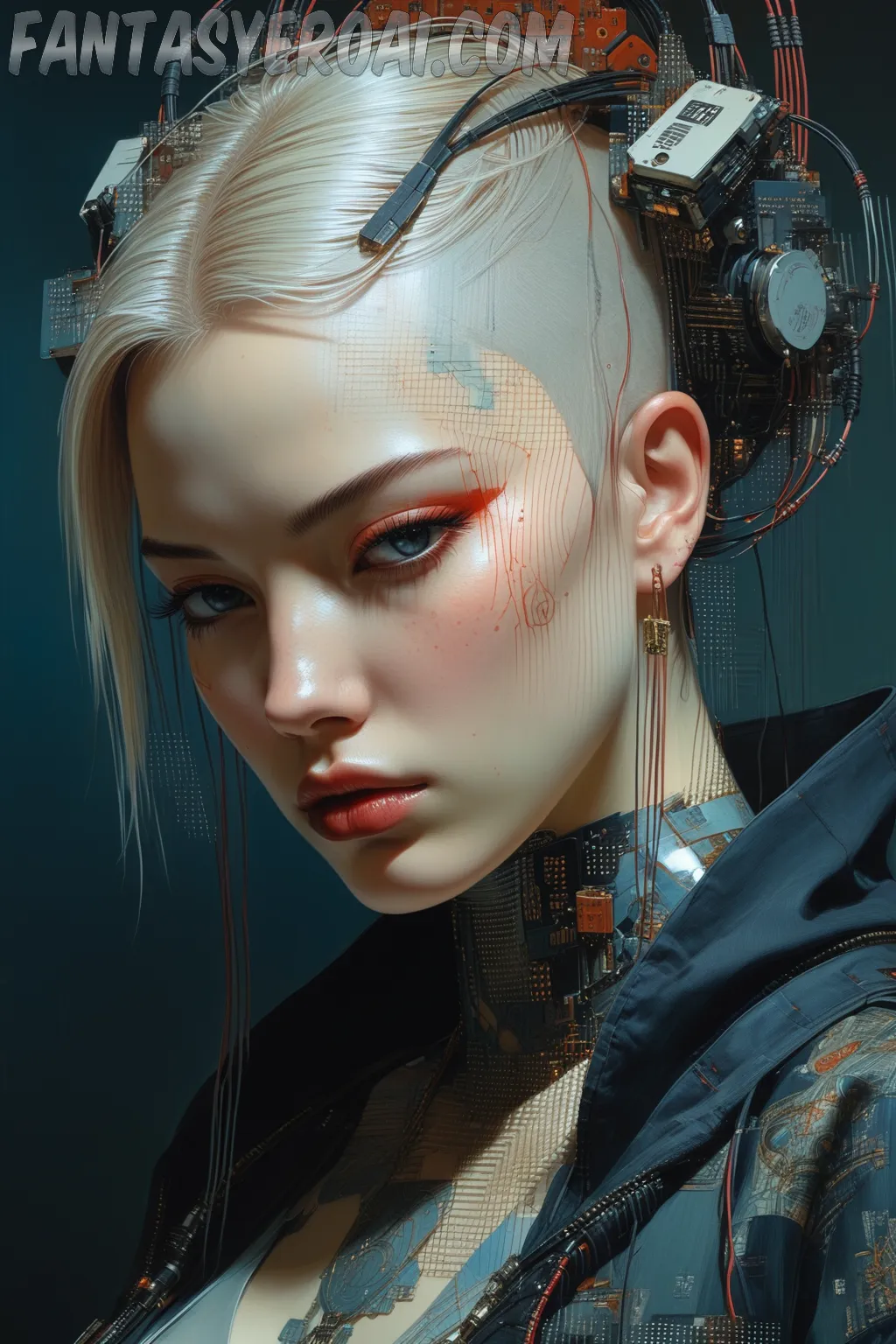 Arte hentai ilustración increíble de Jesse Capelli Desnuda Mostrando Su Vulva Rosa generado por IA