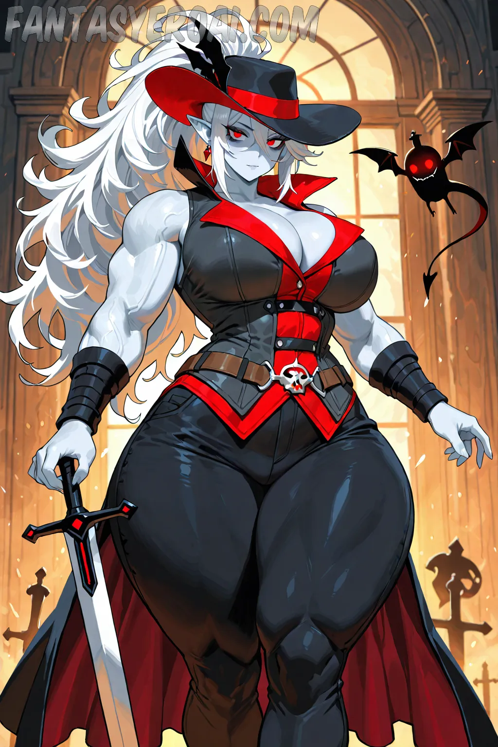 Arte hentai ilustración increíble de Jessica Goicoechea Desnuda En Monocromo generado por IA