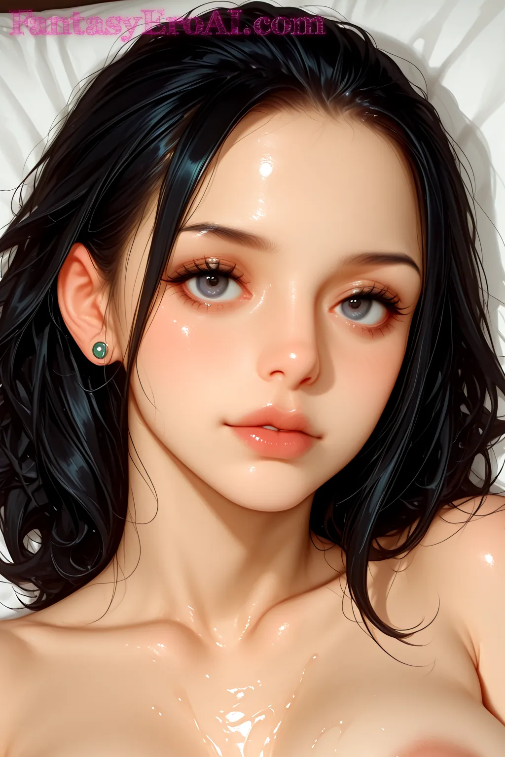 Arte hentai ilustración increíble de Jessie Desnuda generado por IA