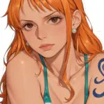 Arte hentai ilustración increíble de Jezebel Vessir Beauty Ebony generado por IA