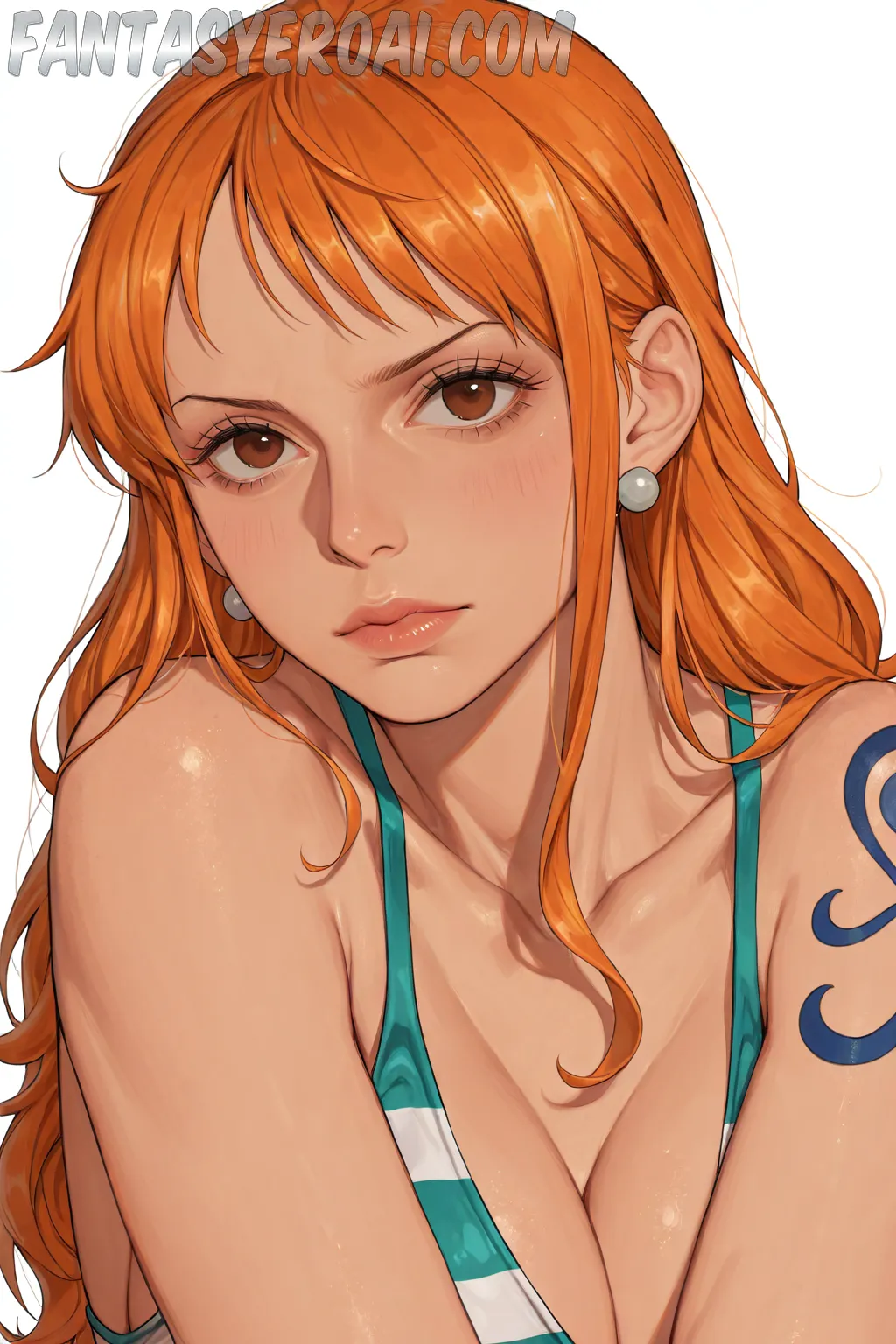 Arte hentai ilustración increíble de Jezebel Vessir Beauty Ebony generado por IA