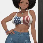 Arte hentai ilustración increíble de Joseline Kelly generado por IA