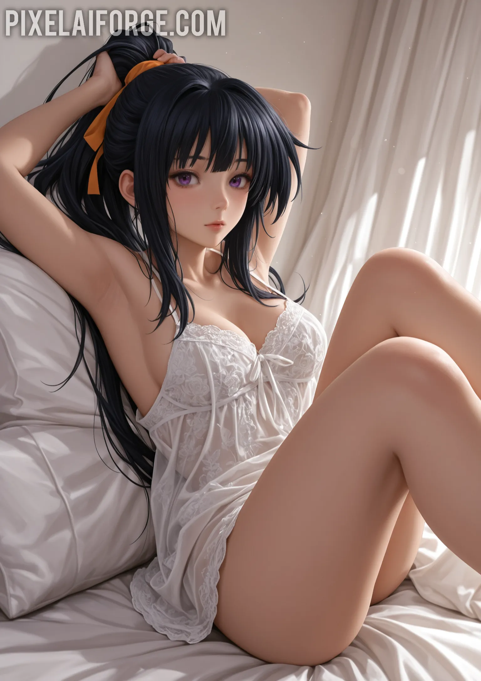 Arte hentai ilustración increíble de Jujutsu Kaisen Apothecary Diaries Crunchyroll Shojo Yuri generado por IA