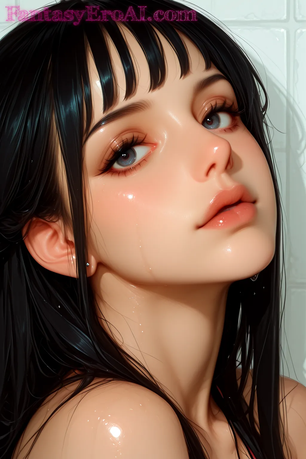 Arte hentai ilustración increíble de Jujutsu Kaisen Fullmetal Alchemist Blue Box Yuri Oppai generado por IA