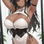 Arte hentai ilustración increíble de Jujutsu Kaisen Kaiju No 8 Hentai Demon Slayer Anime Season generado por IA