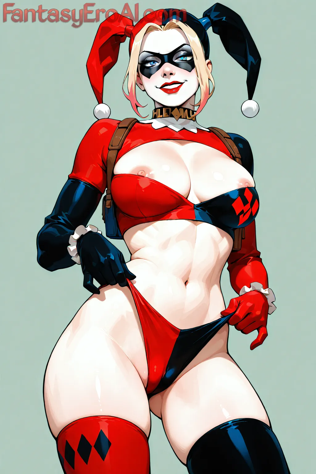 Arte hentai ilustración increíble de Jujutsu Kaisen Mashle My Hero Academia Frieren Shonen generado por IA