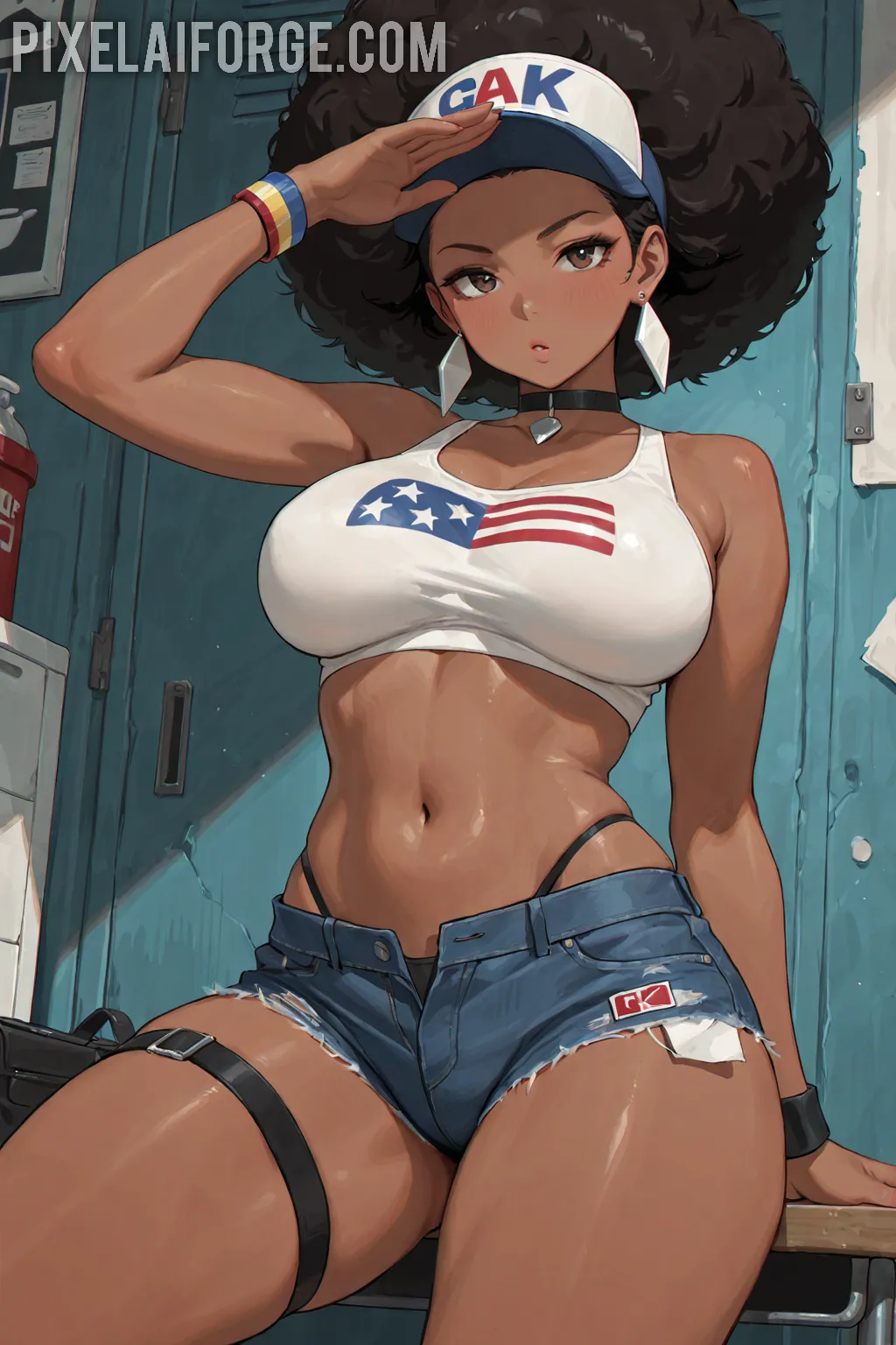 Arte hentai ilustración increíble de Julia Boin H Cup Curvas Iconicas Jav generado por IA