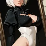 Arte hentai ilustración increíble de Julia Proyectos Futuros Retro 2025 generado por IA