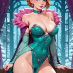 Arte hentai ilustración increíble de Julia Yaroshenko Desnuda Modelo Rusa generado por IA
