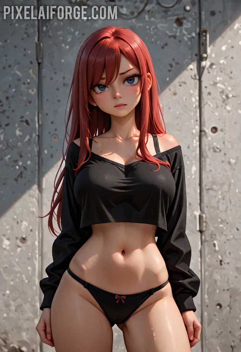 Arte hentai ilustración increíble de Kaiju No 8 Anime Girl Hentai Erotic Senpai generado por IA