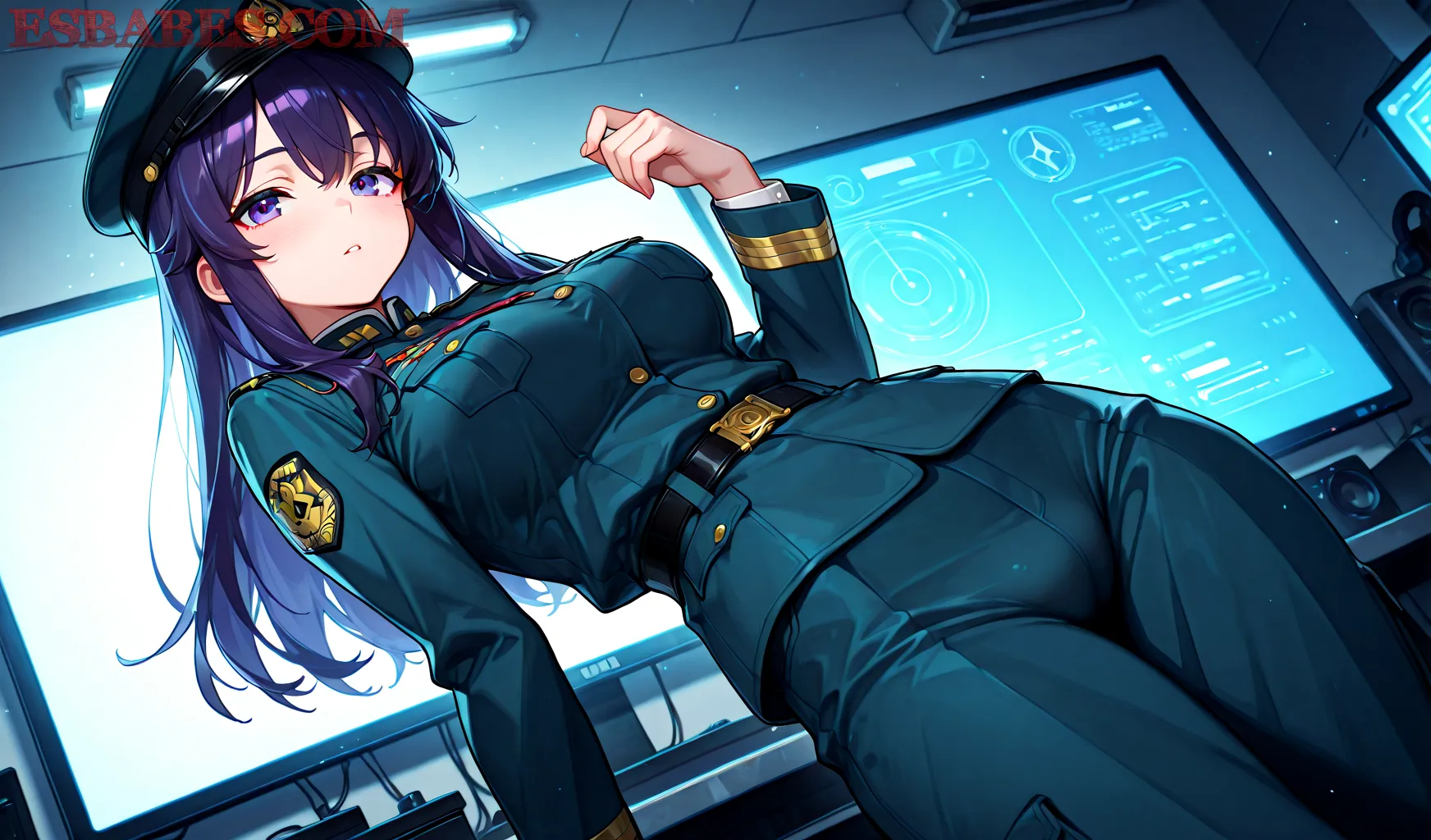 Arte hentai ilustración increíble de Kaiju No 8 Anime Opening Netflix Anime Anime Merch Shoujo Ai generado por IA