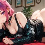Arte hentai ilustración increíble de Kaiju No 8 Anime Season Anime Games Frieren Reverse Harem generado por IA