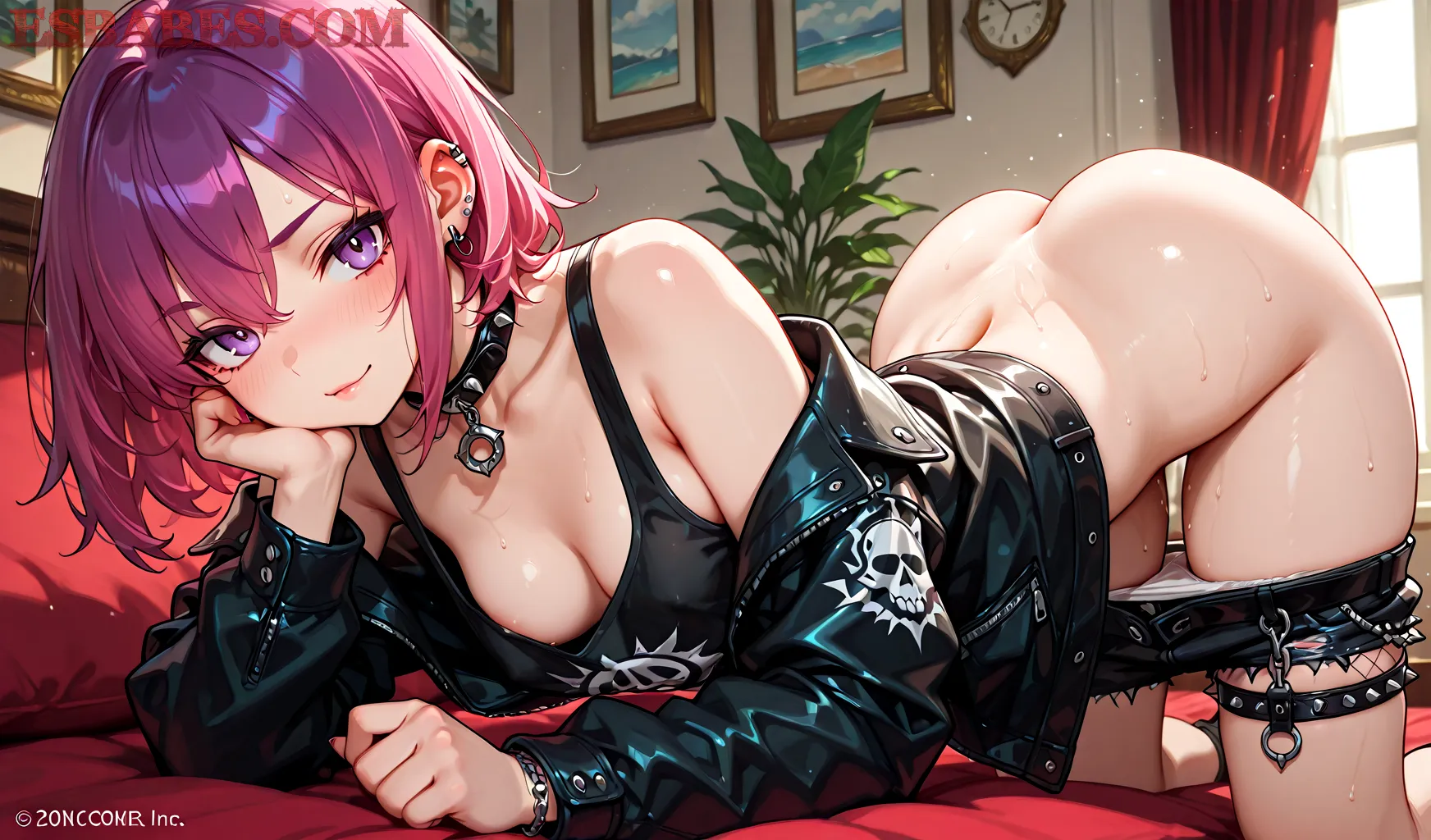 Arte hentai ilustración increíble de Kaiju No 8 Anime Season Anime Games Frieren Reverse Harem generado por IA