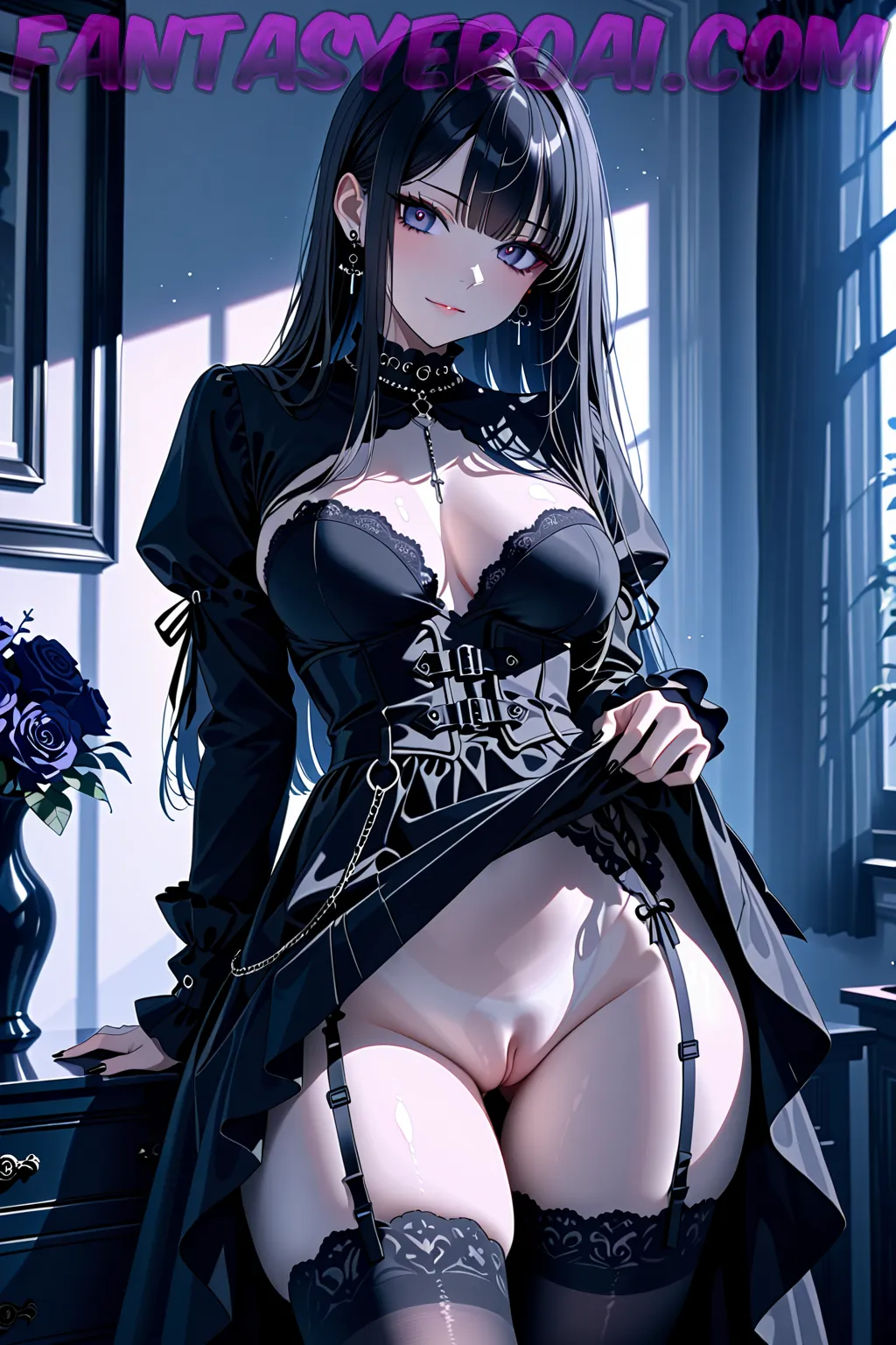 Arte hentai ilustración increíble de Kaiju No 8 Demon Slayer Anime Season New Anime Lolicon generado por IA