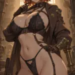 Arte hentai ilustración increíble de Kaiju No 8 Fullmetal Alchemist Lazarus Crunchyroll Anime Streaming generado por IA