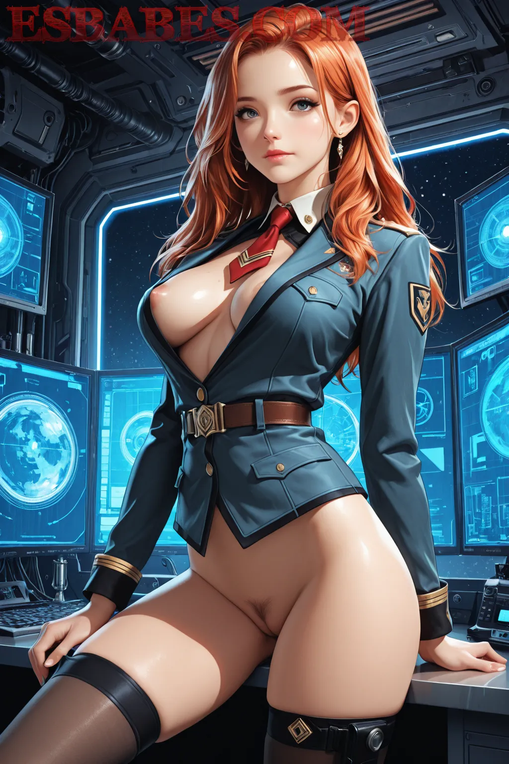 Arte hentai ilustración increíble de Kaiju No 8 Fullmetal Alchemist Manga Anime Games Bishoujo generado por IA