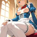 Arte hentai ilustración increíble de Kaiju No 8 Hentai Attack On Titan Luffy Gojo Satoru generado por IA