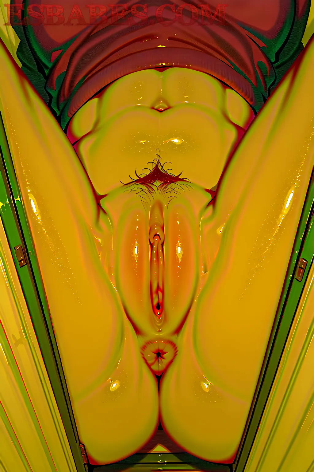 Arte hentai ilustración increíble de Kailyn Desnuda generado por IA