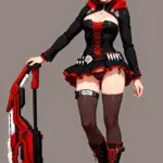 Arte hentai ilustración increíble de Kaley Cuoco generado por IA