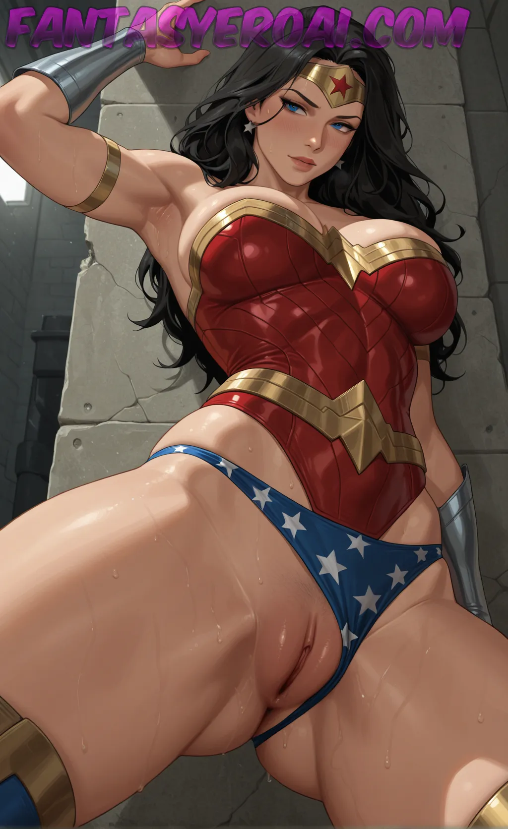 Arte hentai ilustración increíble de Kana Yume Desnuda generado por IA