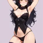 Arte hentai ilustración increíble de Karlakursh420 Mostrando Su Sabrosa Vulva generado por IA