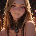 Arte hentai ilustración increíble de Karol G Desnuda En Transparente Topless generado por IA