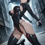 Arte hentai ilustración increíble de Karoline Schwonk generado por IA