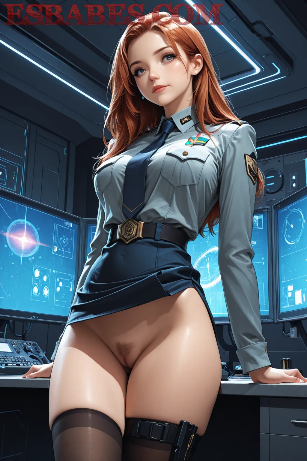 Arte hentai ilustración increíble de Kasia Una Adolescente generado por IA