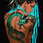 Arte hentai ilustración increíble de Katherine Disfrutando generado por IA