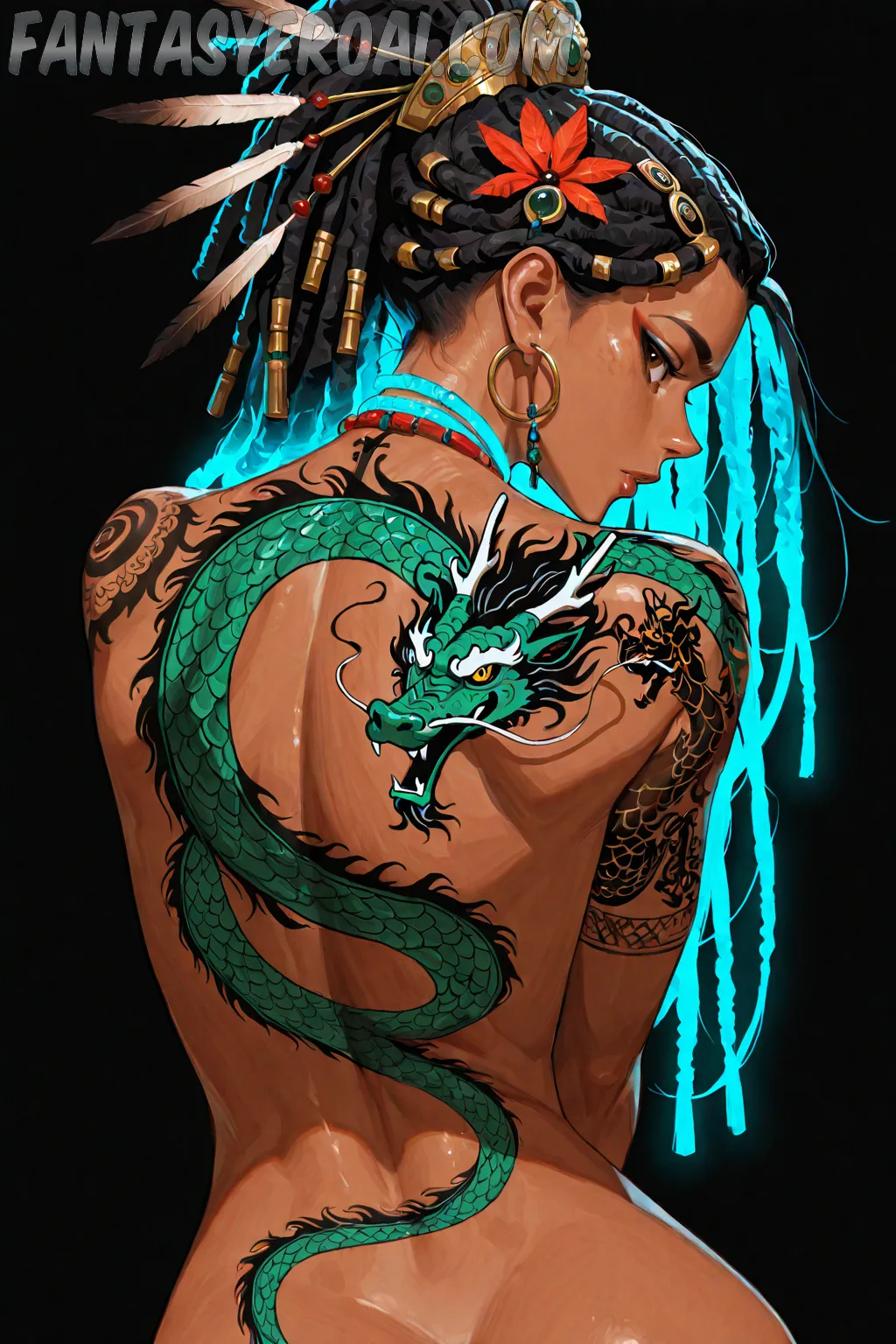 Arte hentai ilustración increíble de Katherine Disfrutando generado por IA