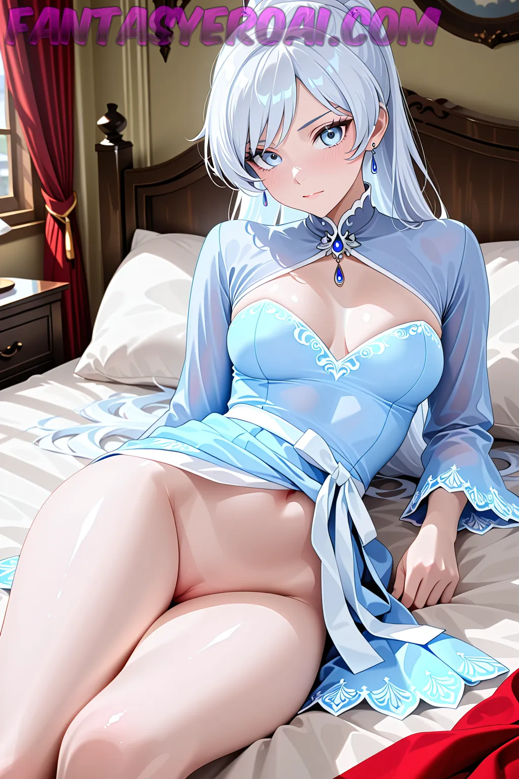 Arte hentai ilustración increíble de Katya Kotaro Mojada generado por IA