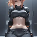 Arte hentai ilustración increíble de Kaycee Ryan Desnuda generado por IA