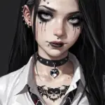 Arte hentai ilustración increíble de Kenna Naked Teen generado por IA