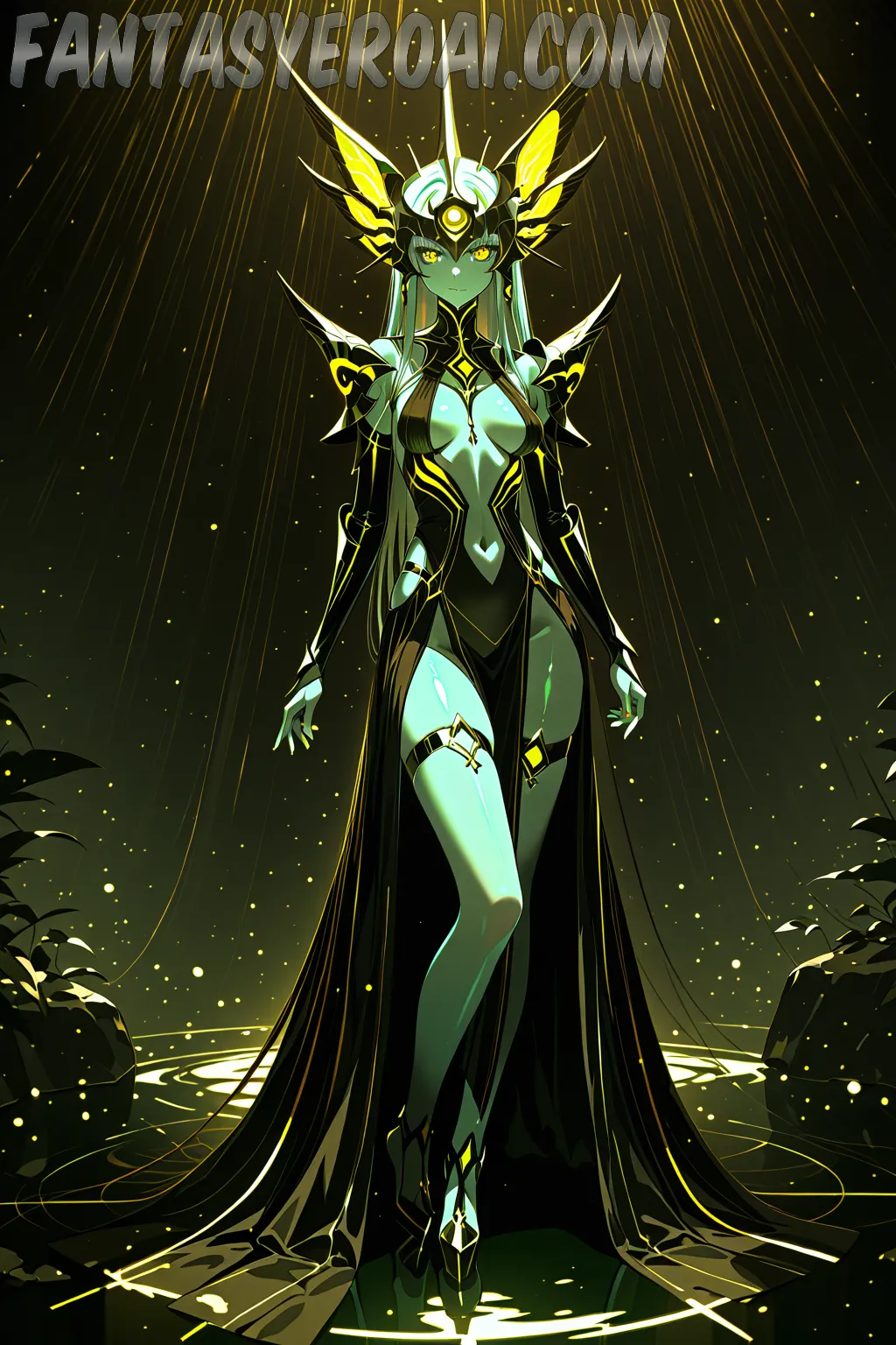 Arte hentai ilustración increíble de Kennedy Hot Nude Beauty Blonde Tits generado por IA