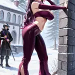 Arte hentai ilustración increíble de Kiara Lord Nice Naked Pussy generado por IA