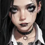 Arte hentai ilustración increíble de Kiara Mia Desnuda generado por IA